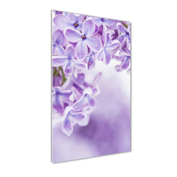 Print on acrylic glass Lilac flowers