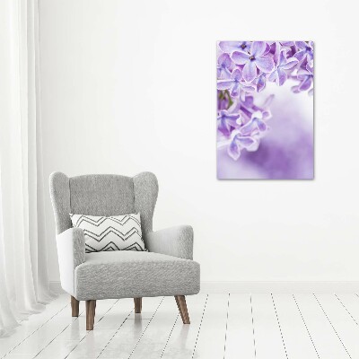 Print on acrylic glass Lilac flowers