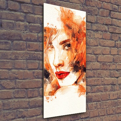 Wall art acrylic Abstraction woman