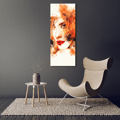 Wall art acrylic Abstraction woman