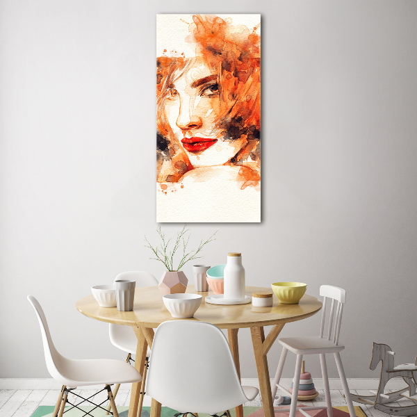 Wall art acrylic Abstraction woman