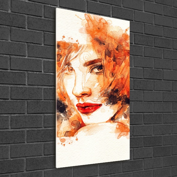 Wall art acrylic Abstraction woman