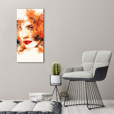 Wall art acrylic Abstraction woman