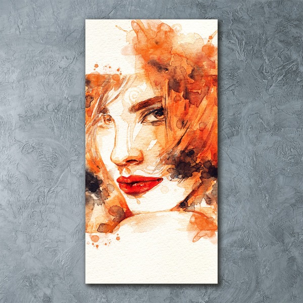 Wall art acrylic Abstraction woman