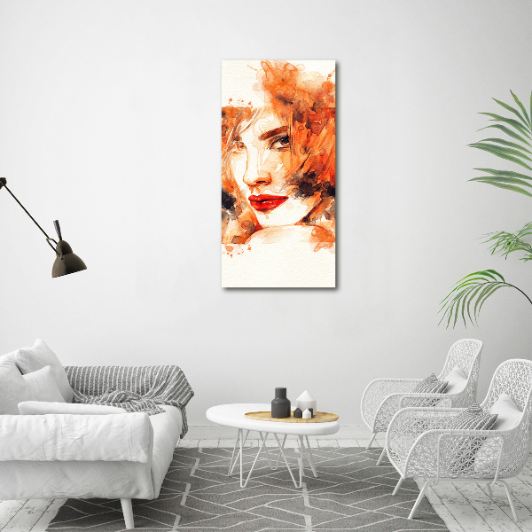 Wall art acrylic Abstraction woman