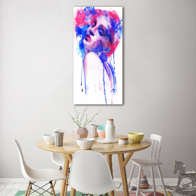 Wall art acrylic Abstraction woman