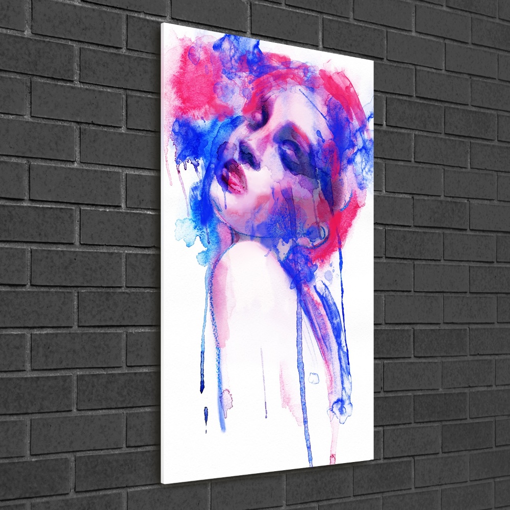 Wall art acrylic Abstraction woman