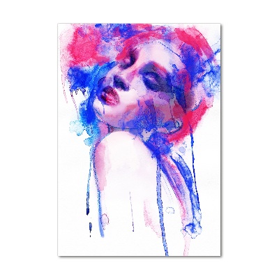 Wall art acrylic Abstraction woman