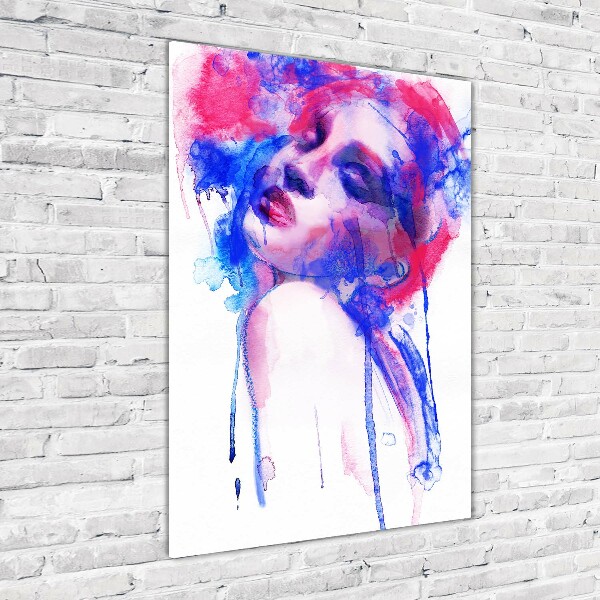 Wall art acrylic Abstraction woman