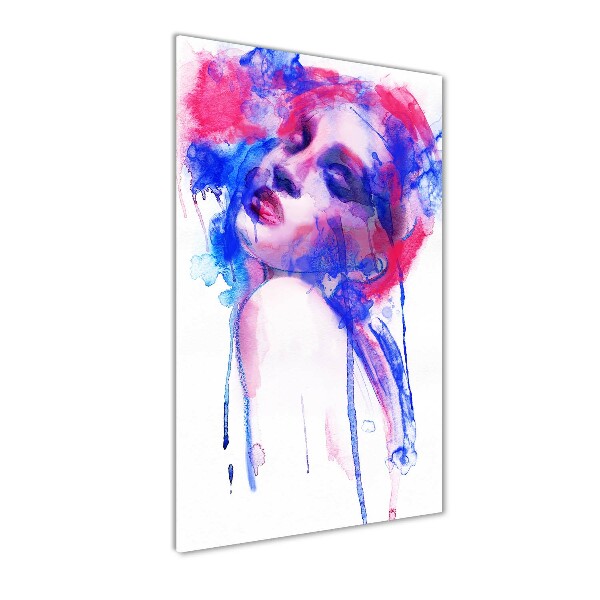 Wall art acrylic Abstraction woman