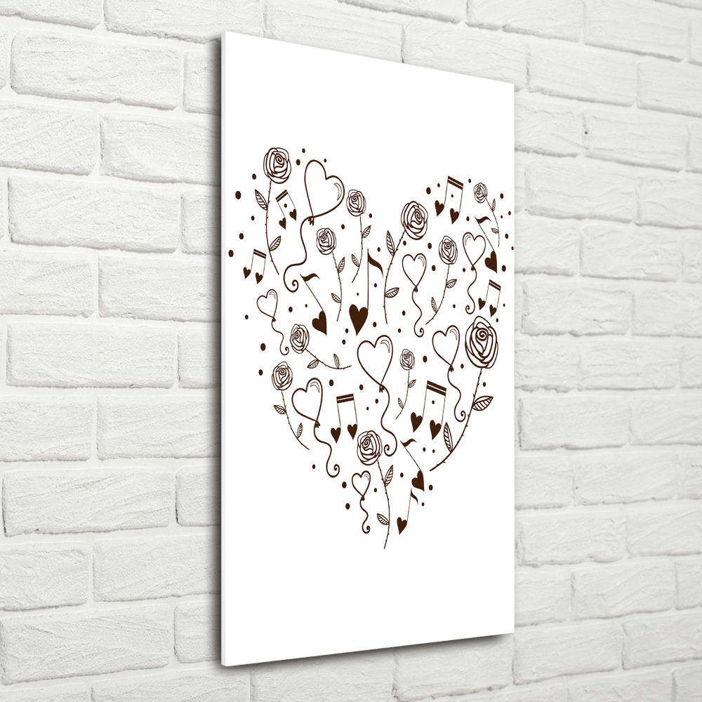 Print on acrylic Heart