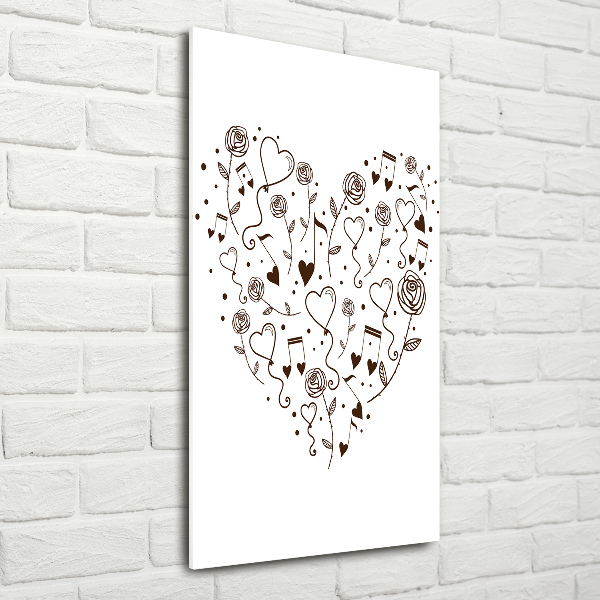 Print on acrylic Heart