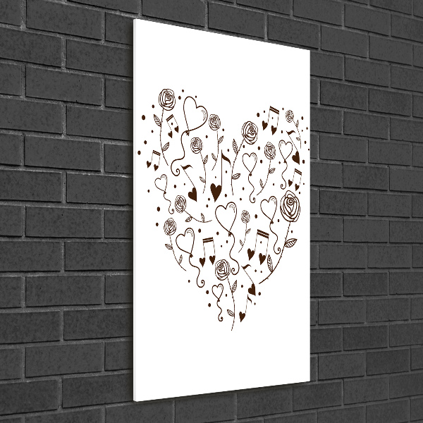 Print on acrylic Heart