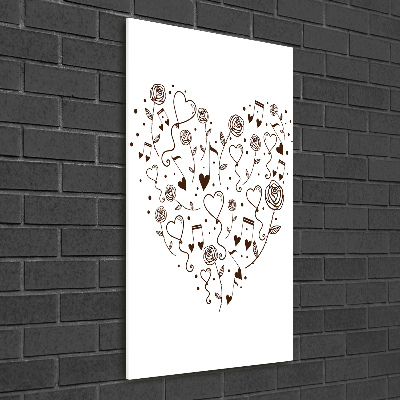 Print on acrylic Heart