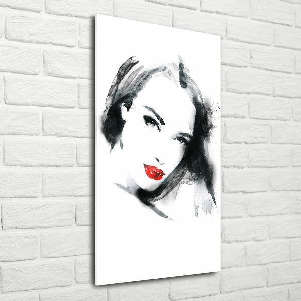 Wall art acrylic Portrait of a woman