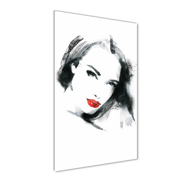 Wall art acrylic Portrait of a woman