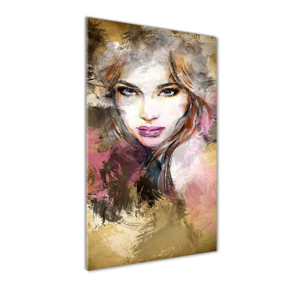 Acrylic wall art Abstraction woman