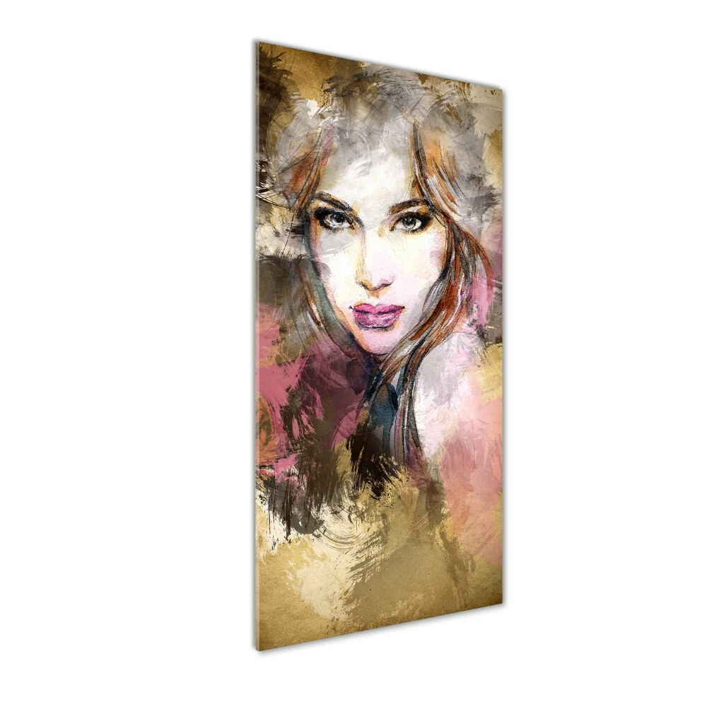 Acrylic wall art Abstraction woman