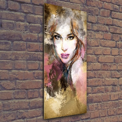 Acrylic wall art Abstraction woman