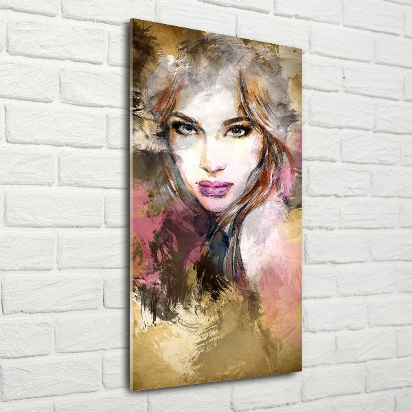 Acrylic wall art Abstraction woman