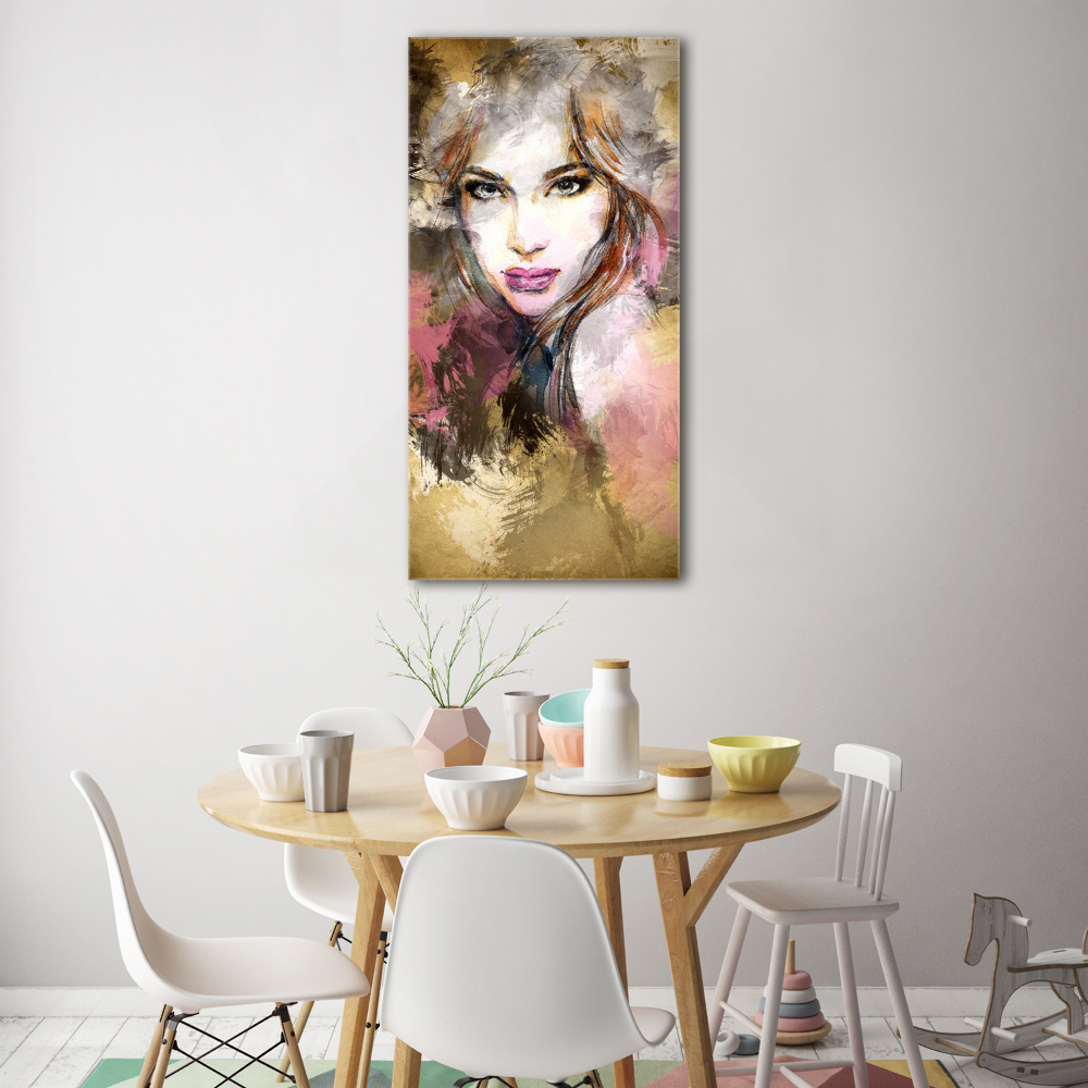 Acrylic wall art Abstraction woman