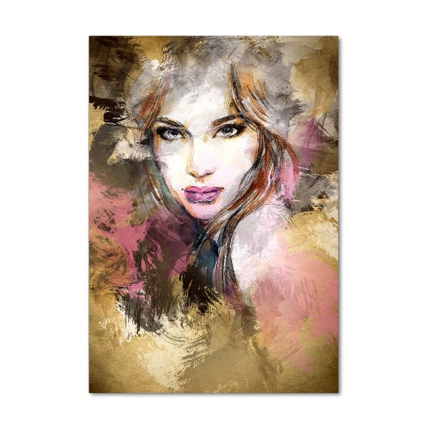 Acrylic wall art Abstraction woman