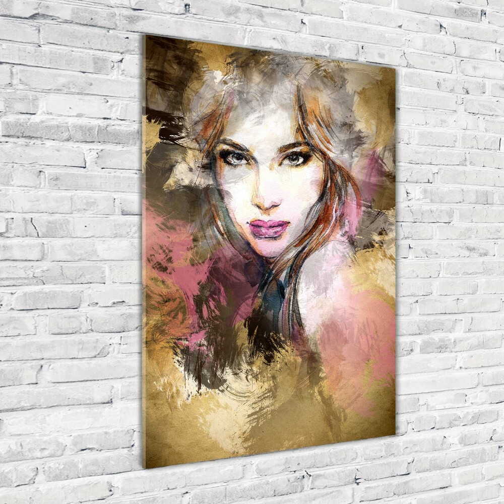 Acrylic wall art Abstraction woman