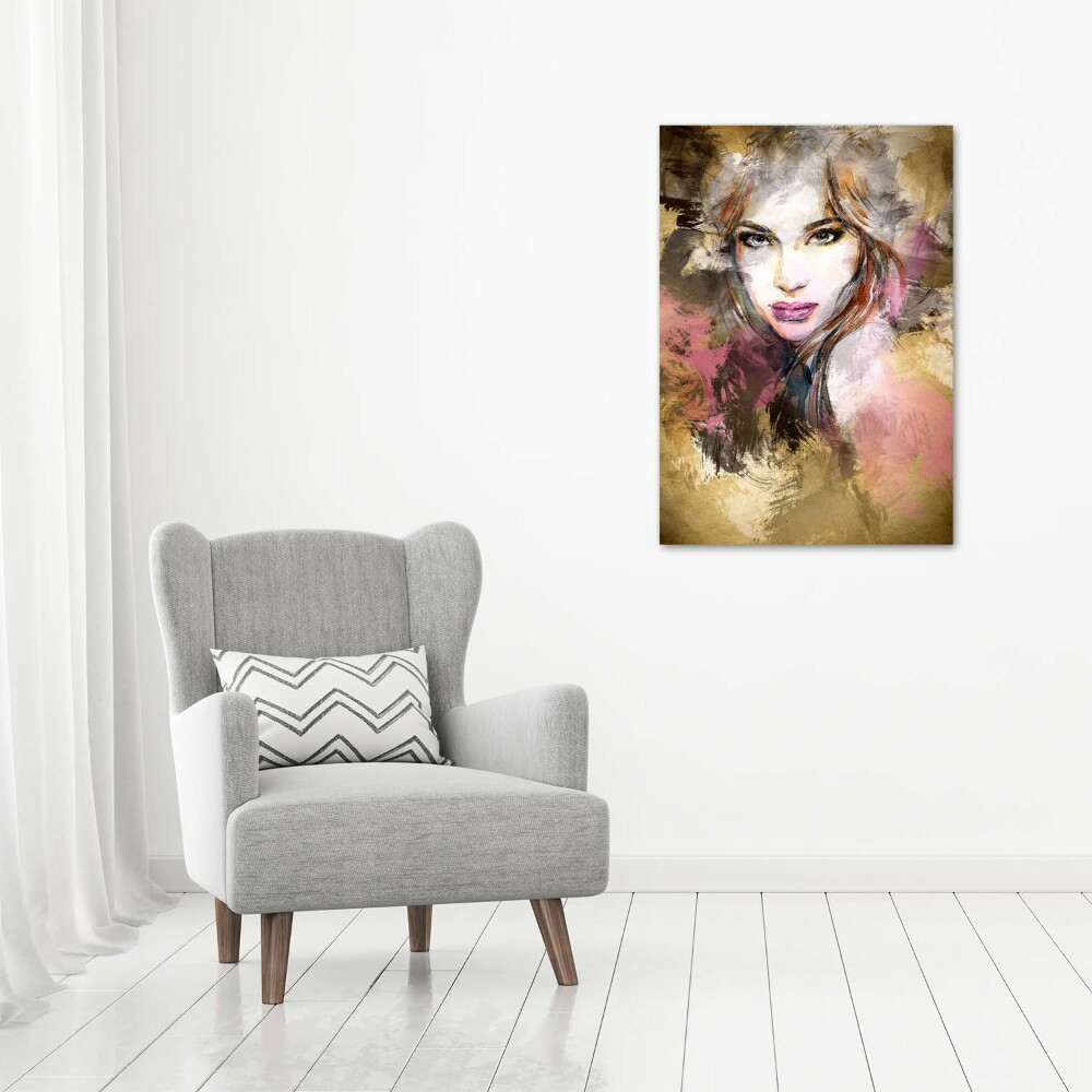 Acrylic wall art Abstraction woman