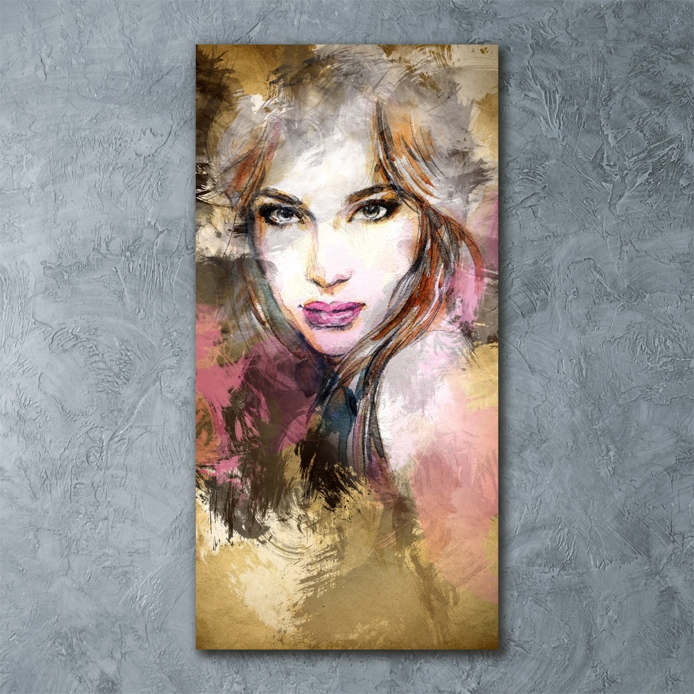 Acrylic wall art Abstraction woman