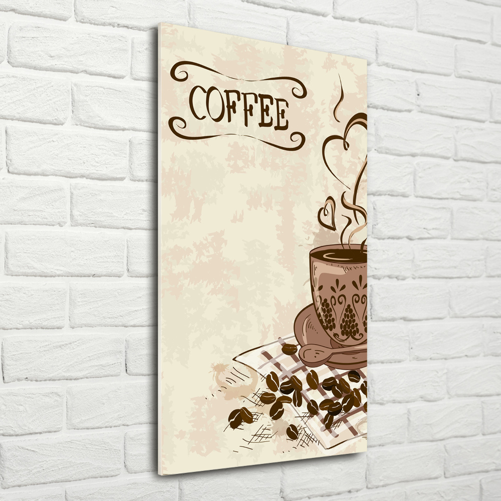 Print on acrylic Aromatic coffee