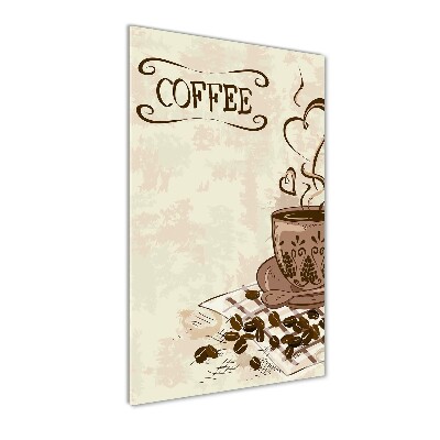 Print on acrylic Aromatic coffee