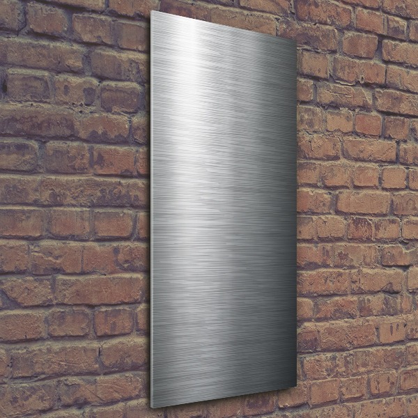 Acrylic glass print Metal background