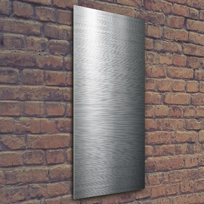 Acrylic glass print Metal background