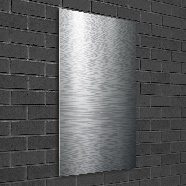 Acrylic glass print Metal background