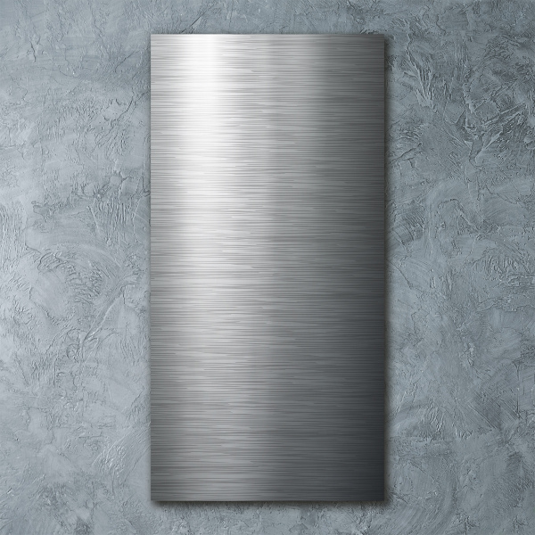 Acrylic glass print Metal background