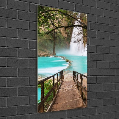 Print on acrylic Mexico waterfall