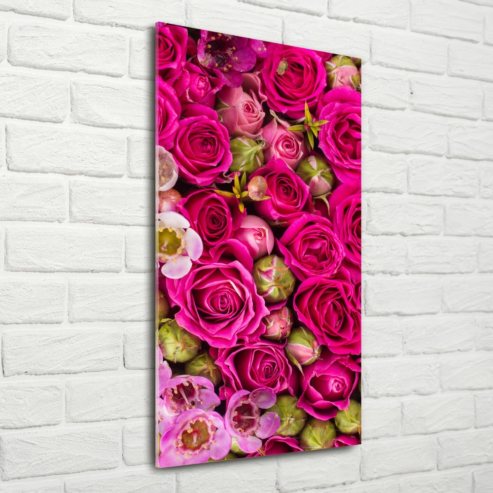 Acrylic glass print Bouquet of flowers