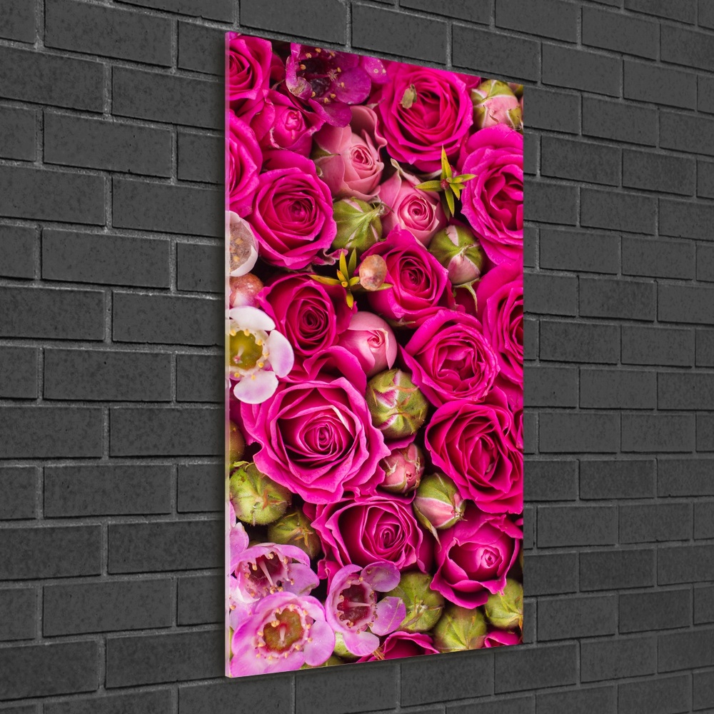 Acrylic glass print Bouquet of flowers