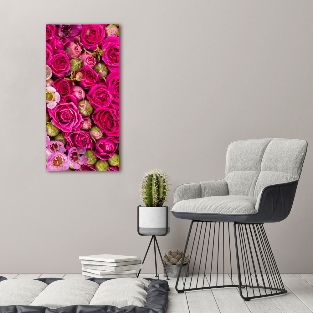 Acrylic glass print Bouquet of flowers