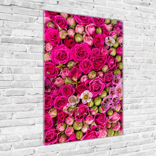 Acrylic glass print Bouquet of flowers