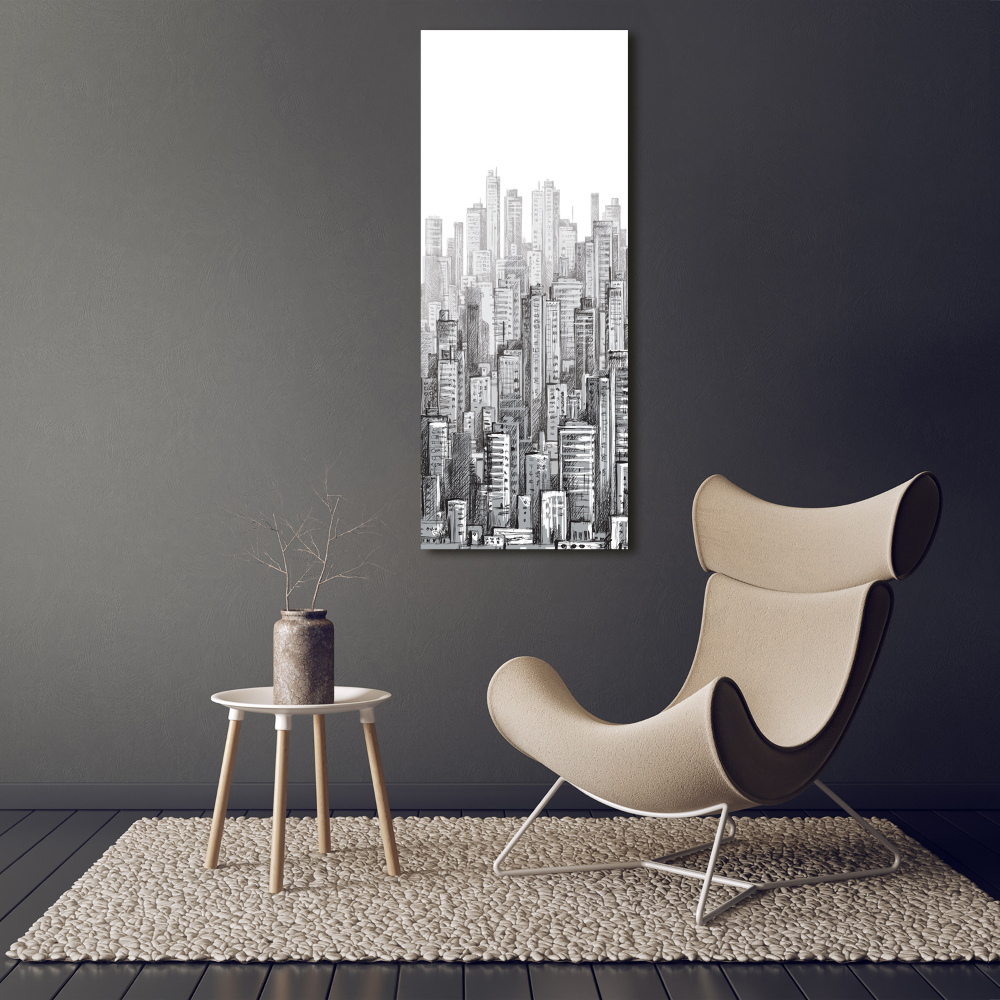 Acrylic wall art Skyscrapers