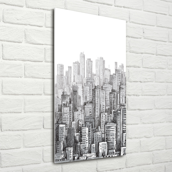 Acrylic wall art Skyscrapers