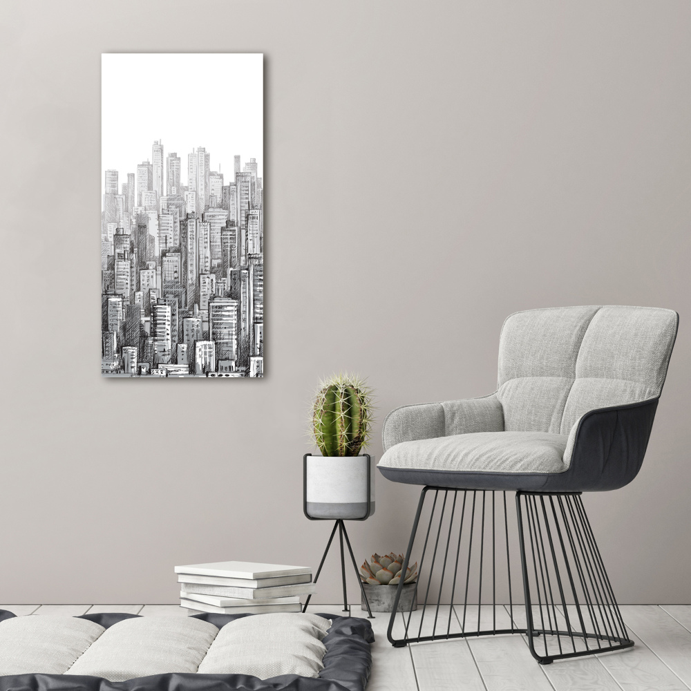 Acrylic wall art Skyscrapers