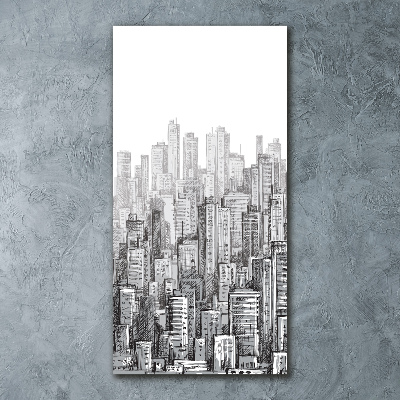 Acrylic wall art Skyscrapers