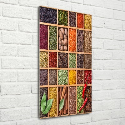 Print on acrylic Colorful spices