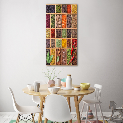 Print on acrylic Colorful spices