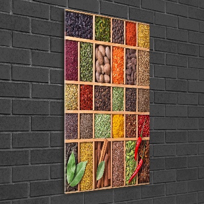 Print on acrylic Colorful spices