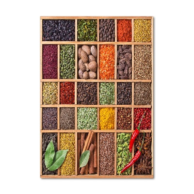 Print on acrylic Colorful spices