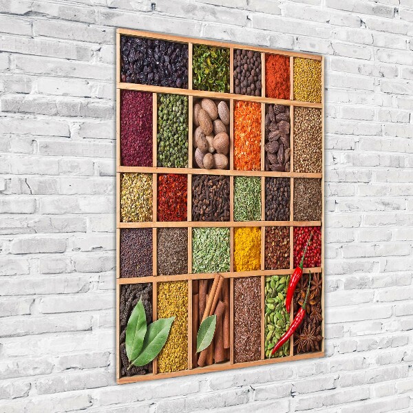 Print on acrylic Colorful spices