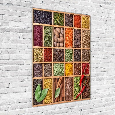 Print on acrylic Colorful spices